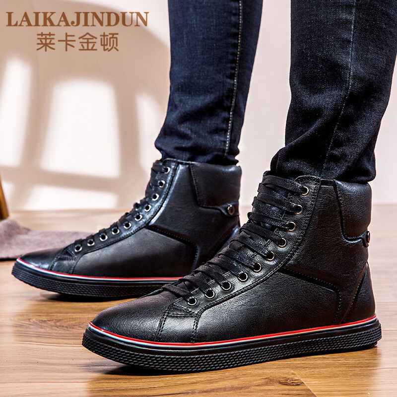 萊卡金頓2016冬季牛皮加絨棉鞋 英倫風潮中的舒適與型格